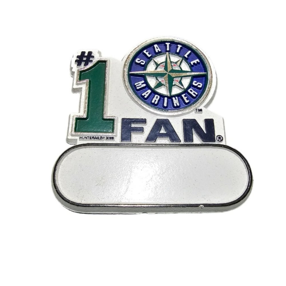 SEATTLE MARINERS #1 FAN MAGNET #1 MARINERS FANS SIZE 3 BY 3 NEW MLB